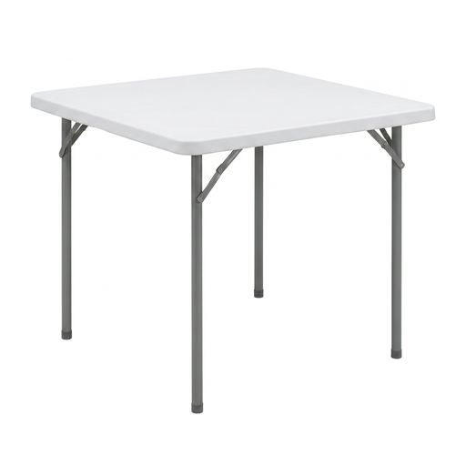 [HQ-F86] Mesa cuadrada blanca 86X86X74 DP-F86